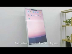 Movable 43 Inch LCD Advertising Video Player With Casters