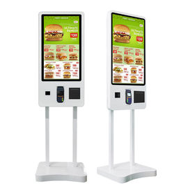 Touch Screen Restaurant Digital Signage For Fast Food Ordering