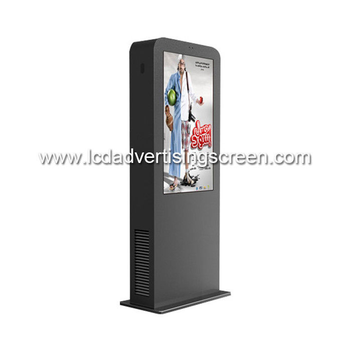 WIFI Digital Lcd Advertising Display , Lcd Signage Advertisement Floor Stand Vertical