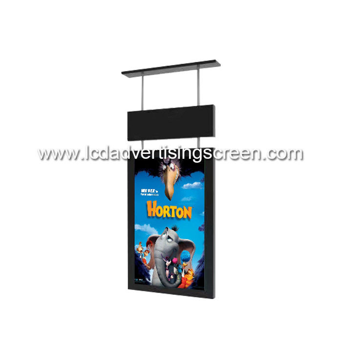 Indoor TFT Lcd Advertising Screen 43 Inch Ceiling Mount Super Slim Frame