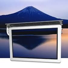 15 Inch LCD Advertising Display / Bus Digital Signage Hang Mounted