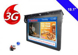 Shockproof Bus Advertising Screen , Bus Car Display Touch Screen Digital Signage