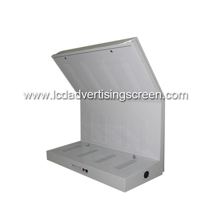55 Inch LibraryLCD Touch Screen Information Checking Station Display Stand