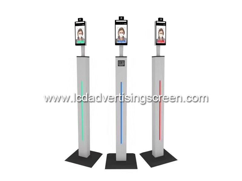 8inch LCD Facial Recognition Infrared Thermal Imaging With Abnormal Body Temperature Measuring Alarm Management System