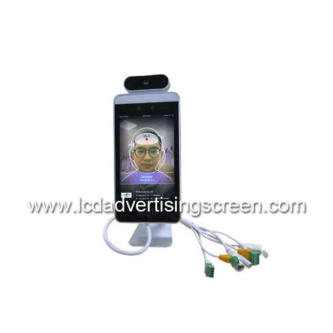 8 Inch Face Recognition human body Temperature Measurement Detector With Floor Stand Base with door access system