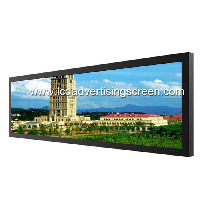 Android 28 Inch 700 Nits 1920*360 Stretched Bar LCD Touch Screen Open Frame or with Frame