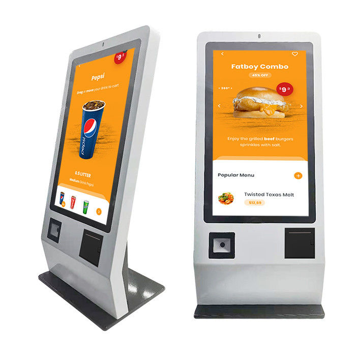 24inch Table LCD Capacitive Touch Screen Desktop Self Service Kiosk POS Payment Terminal Machine For Ordering Fast Food