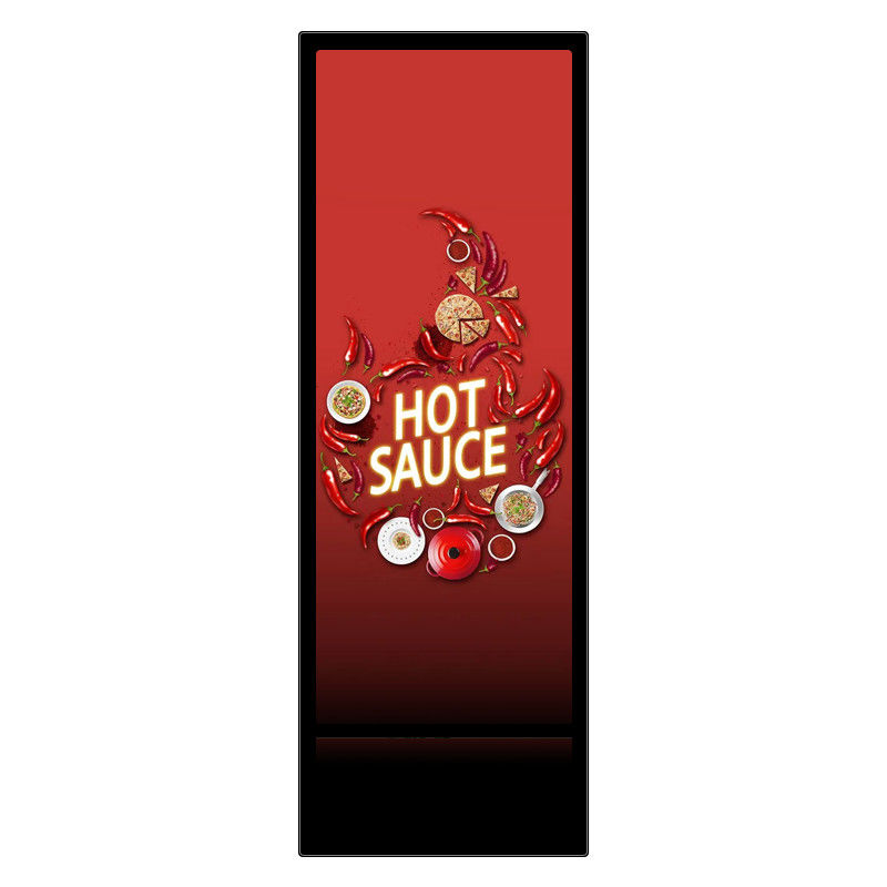 Android 350nit 65 inch TFT digital signage menu boards