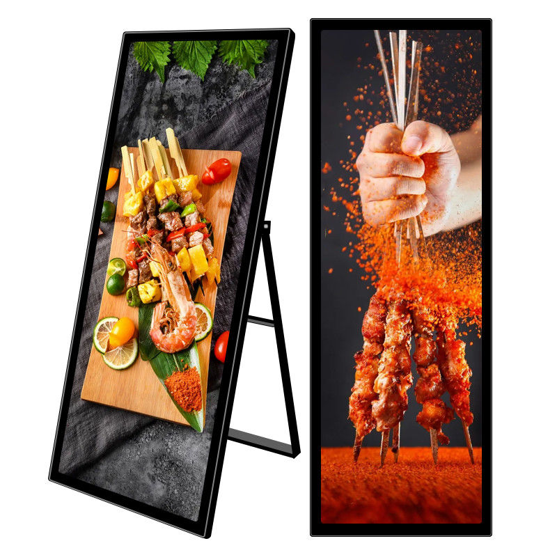 Android 350nit 65 inch TFT digital signage menu boards
