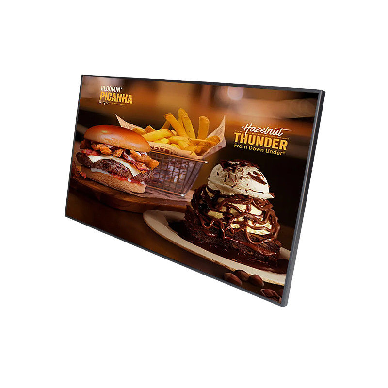 Wall Mounted Transmissive Video Wall Advertising Kiosks 300Cd/M2